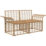  Zunanja ljubezenska sedežna garnitura 2 pcs poli ratan, (5000240761) | Shoptok.si