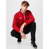 Adidas Sportska jakna 'Entrada 22' crvena / bijela | shoptok.hr