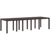  Stol za vrt Smeđa 300 x 100 x 73 cm poliratan | shoptok.hr