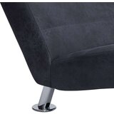 LEŽAJ Počivalnik z blazino sivo umetno semiš usnje | Shoptok.si
