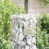  Gabionska slavina Srebrno 25 x 25 x 100 cm Nehrđajući čelik | Eponuda.com