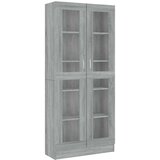 vidaXL vitrina boja sivog hrasta sonome 82,5 x 30,5 x 185,5 cm drvena | shoptok.hr