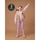 Sinsay Pamučne tajice s cvjetnim motivom i točkicama 3 pack | shoptok.hr