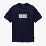 Napapijri S-box logo ss 176 blu marine Cene