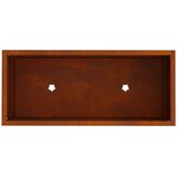  Povišeni Vrtni Planter Rđa 60 x 26 x 45 cm | shoptok.hr