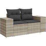  11-dijelni set vrtnih sofa poliratan s jastucima svijetlosivi | shoptok.hr