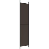 Sobna pregrada s 3 panela smeđa 150x220 cm od tkanine | shoptok.hr