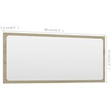  Kupaonsko ogledalo boja hrasta 90x1,5x37 cm konstruirano drvo | shoptok.hr