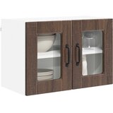 Zidni stakleni ormarić Smeđi hrast 60 x 31 x 40 cm | shoptok.hr
