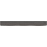  Stenska polica temno siva 100x10x2 cm obdelana trdna hrastovina, (20810732) | Shoptok.si