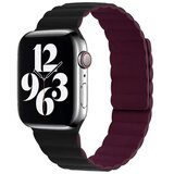  Silikonska narukvica za Apple Watch sa magnetom crno bordo38/40mm | Eponuda.com
