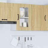  Kuhinjski zidni ormarić sa staklenim vratima Kalmar drveni | shoptok.hr