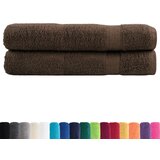  Ručnici za saunu SOLUND 2 kom smeđi 80 x 200 cm 600 gsm | shoptok.hr