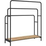 vidaXL Stalak za odjeću s policom hrast artisan 90 x 30 x 100.5 cm | shoptok.hr