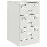 Maison Chic Nočna omarica - Nočna miza bela 34,5x39x62 cm jeklo, (21687536) Cene