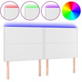  LED uzglavlje bijelo 200x5x118/128 cm od umjetne kože | Eponuda.com