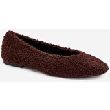 Boto Ladies Ballet Flats With Sheepskin Chocolate Zimira | Shoptok.si