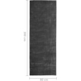  Dugi tepih perivi sklopivi antracit 80 x 300 cm od poliestera | shoptok.hr