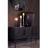 Light & Living Črna nizka komoda iz masivnega manga 150x80 cm Abage – | Shoptok.si