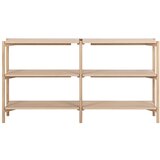 Actona Biblioteka u dekoru hrasta u prirodnoj boji 169x88 cm Braidwood – Cijene