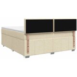 Boxspring krevet s madracem Krem 140 x 200 cm Tkanina - Krem 140 x 200 cm Dizajn linija | shoptok.hr
