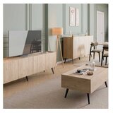 Hanah home Konzolni sto Kns-740-Ff-2, 180x100x43 cm, Hrast | Eponuda.ba