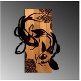 WALLXPERT fish Yang WalnutBlack Decorative Wooden Wall Accessory | Eponuda.com