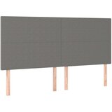  Box spring postelja z vzmetnico LED temno siva 180x200 cm blago, (20789443) | Shoptok.si