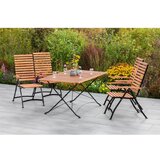 Gardenson Vrtna Miza Schlossgarten, Zložljiva, 160x90, Evkaliptus | Shoptok.si