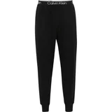 Calvin Klein Pidžama hlače crna / bijela