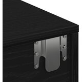  Zidna polica s ladicama crna 60x26,5x15 cm izrađeno drvo | shoptok.hr
