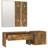  Set namještaja za hodnik boja hrasta konstruirano drvo Smeđa | shoptok.hr