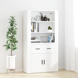  Visoka komoda bijela od konstruiranog drva | shoptok.hr