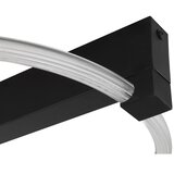 Globo 48050DS - LED stropno svetlo FLETCHER LED/15W/230V 41,5x38 cm crno | Eponuda.com