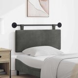  Viseće uzglavlje kreveta Kordura tekstil - Tamno siva 100 cm bez LED | shoptok.hr