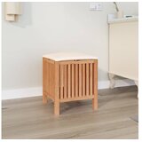  Kupaonski stolac 40 5 x 40 5 x 52 cm od masivnog drva oraha | shoptok.hr
