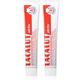 Lacalut Aktiv zobna pasta proti paradontozi 2x75 ml | Shoptok.si