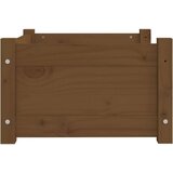  Pasja postelja medeno rjavo 55,5x45,5x28 cm trdna borovina, (20799583) | Shoptok.si