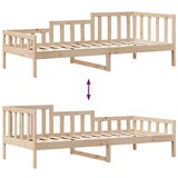 vidaXL Dnevni krevet s ladicama bez madraca 90x200 cm masivno drvo | shoptok.hr