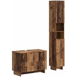  Set kupaonskih ormara od 2 dijela EDE Staro drvo | shoptok.hr
