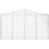  Gabionska košara s lukom 200x30x100/120 cm pocinčano željezo | shoptok.hr