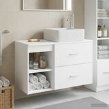  Set namještaja za kupaonicu 2 pcs Bijela Konstruirano drvo | Eponuda.ba