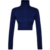 Trendyol Sweater - Navy blue - Regular fit Cene