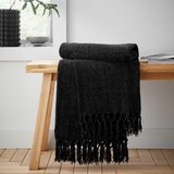 Catherine Lansfield Crna deka od šenila 130x170 cm Wilson – | shoptok.hr