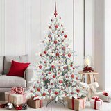 vidaXL Umjetno božićno drvce s nogom with LEDs s stalakom 180cm PVC | shoptok.hr