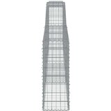  Lučne gabionske košare 9 kom 400x30x80/100 cm pocinčano željezo | shoptok.hr