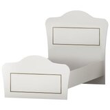 Hanah home Rb-100 Matte White Single Bedstead Cene