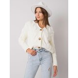 Fashion Hunters RUE PARIS Ecru sweater with vest | shoptok.hr