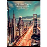 Simpo Zvezek A4 Street Skyline, črte z robom, 54 listov, sortirano, 1 kos | Shoptok.si
