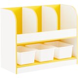 SoBuy otroška knjižna omara, knjigarna za otroke montessori, otroška knjigarna KMB107-G, (22108391) | Shoptok.si